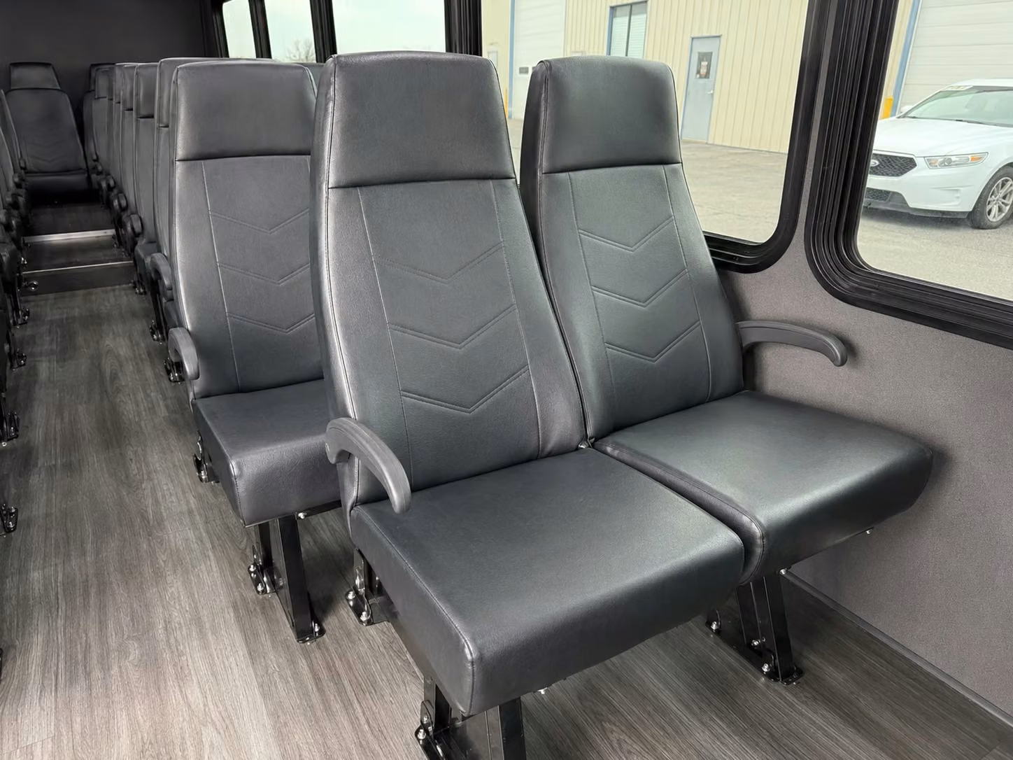 15 passenger minibus inside