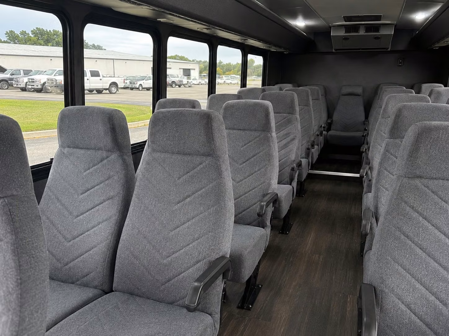 15 passenger minibus interior