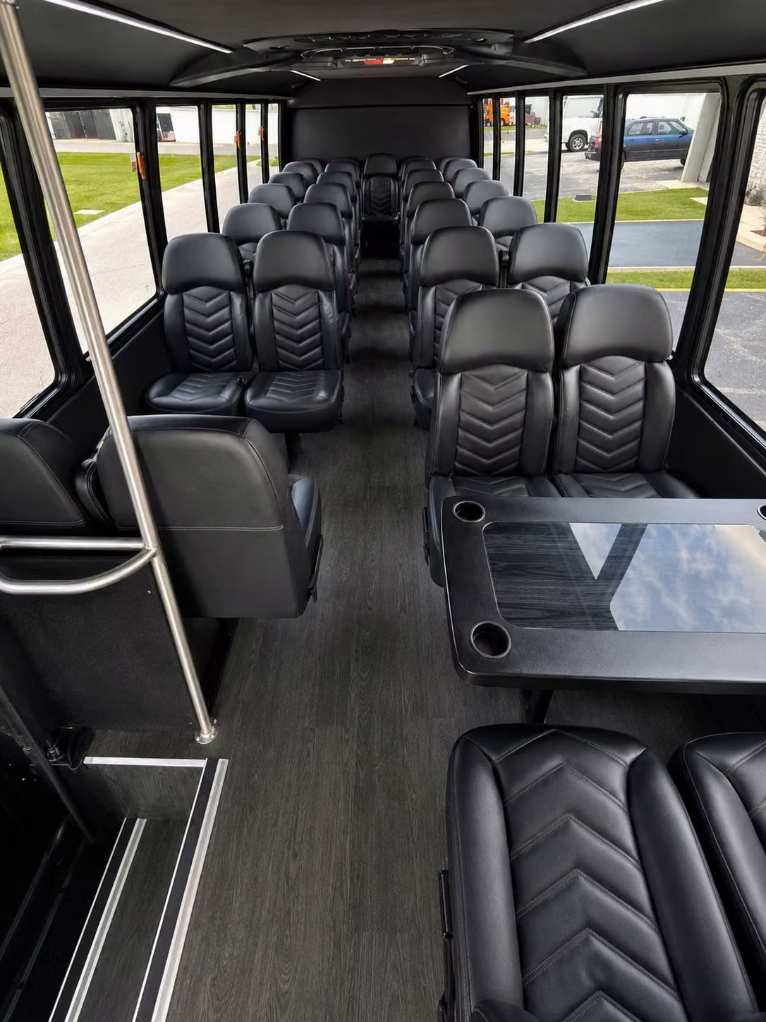 20 passenger minibus inside