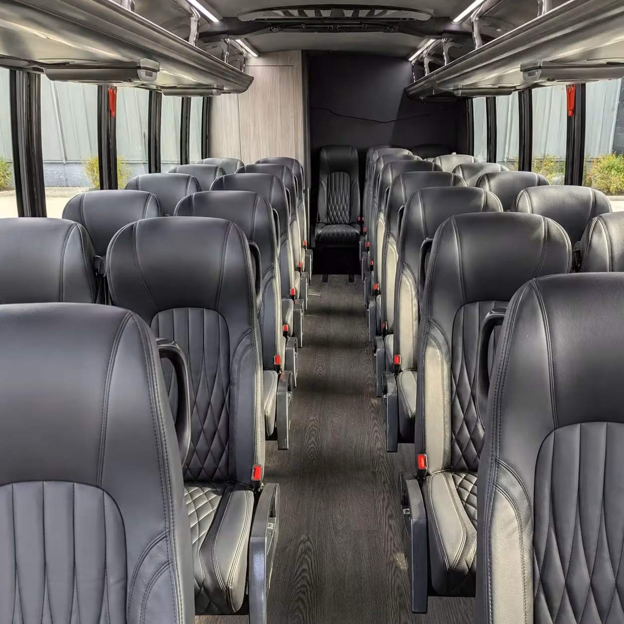 25 passenger minibus interior