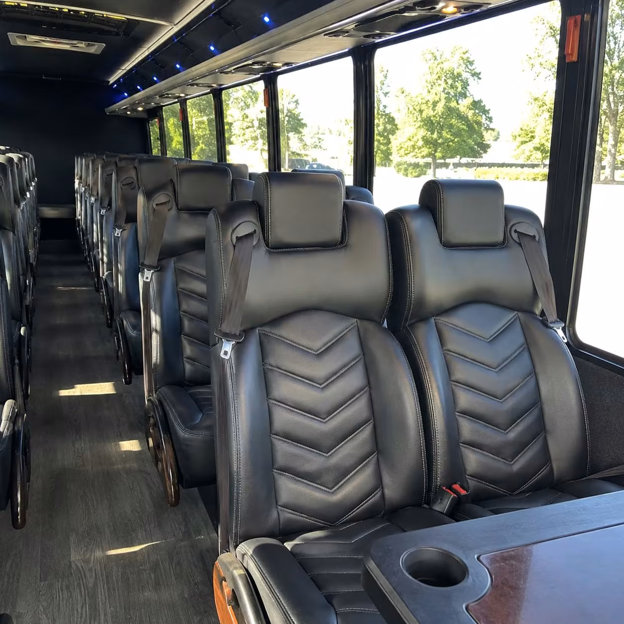 30 passenger minibus interior