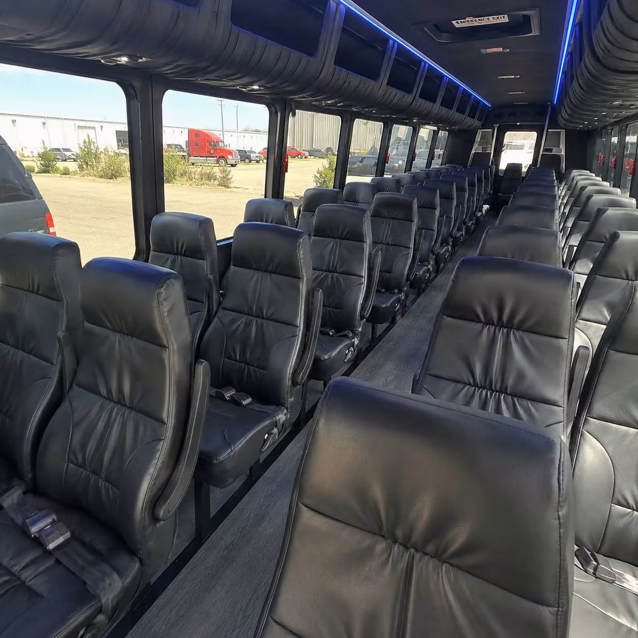 35 passenger minibus inside