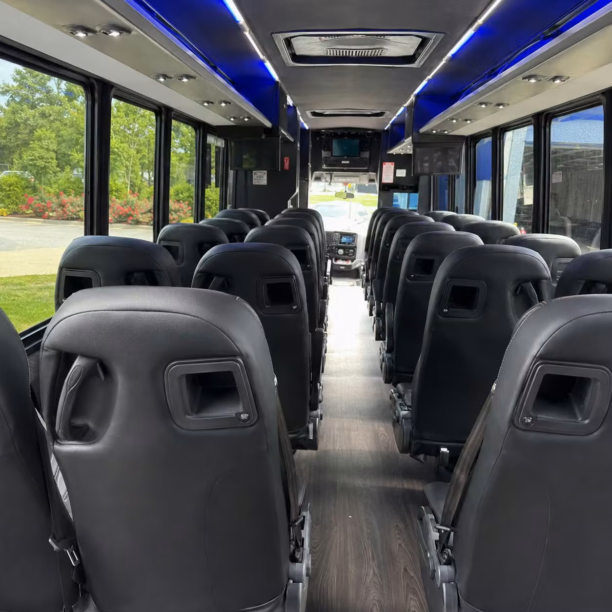 35 passenger minibus interior