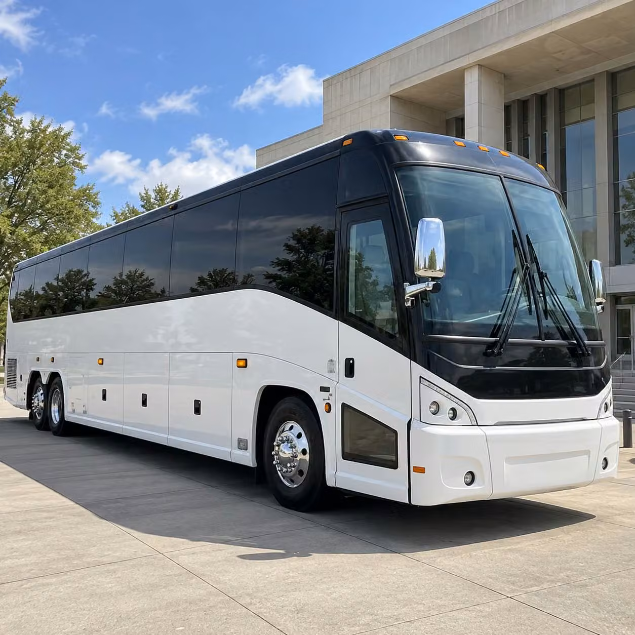 charter buses for large richmond prom groups traveling together