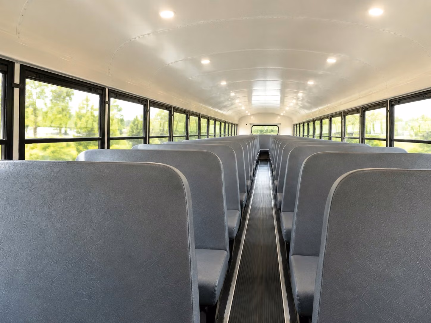 school bus interior