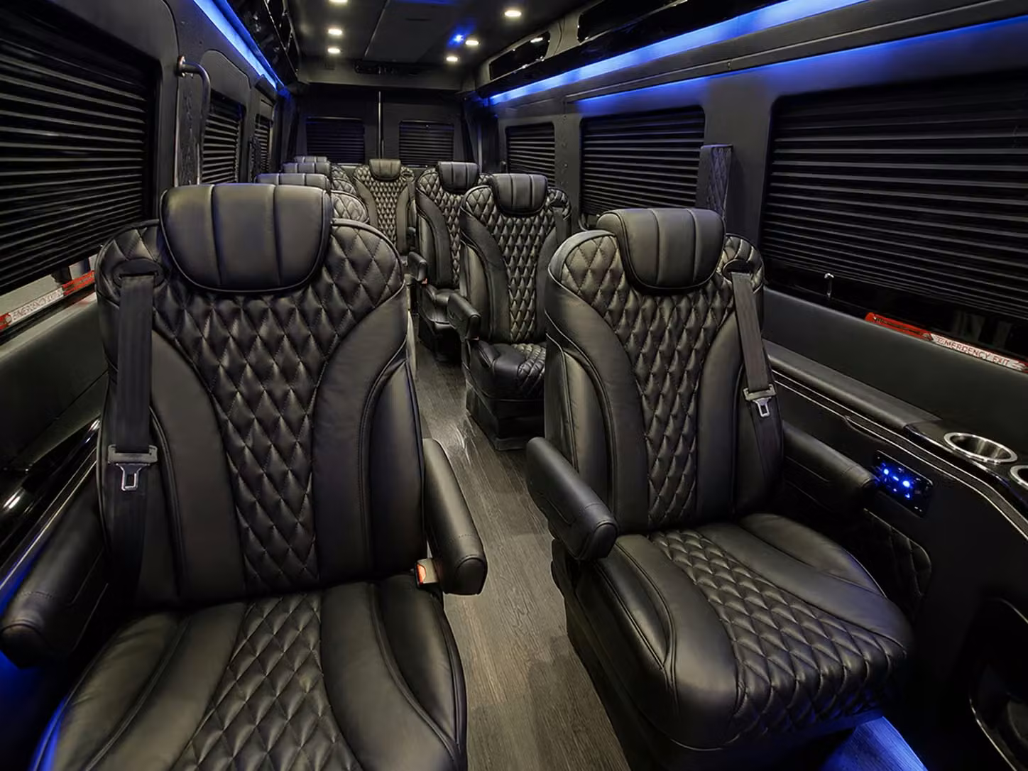 sprinter van with driver inside