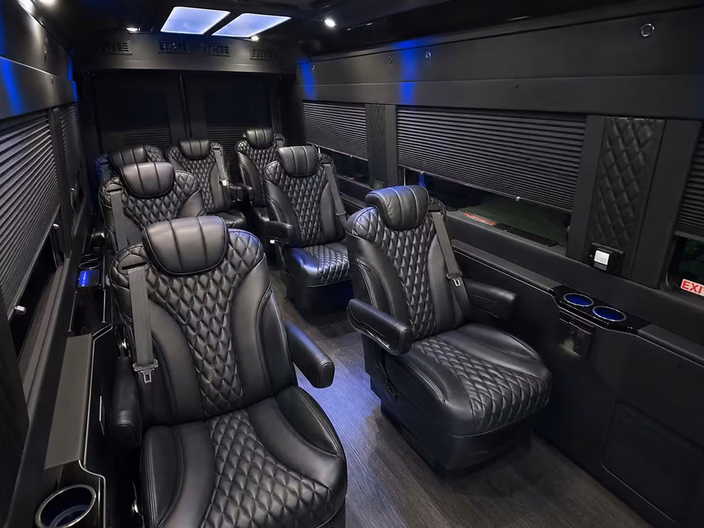sprinter van with driver interior